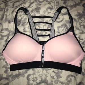 Pink Victoria secret sports bra